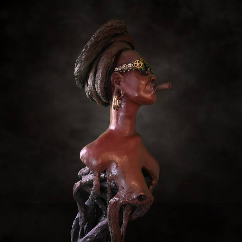 Original Conceptual Women Sculpture by Christopher Hartway