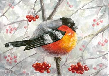 Original Fine Art Animal Painting by Yarema Oxana