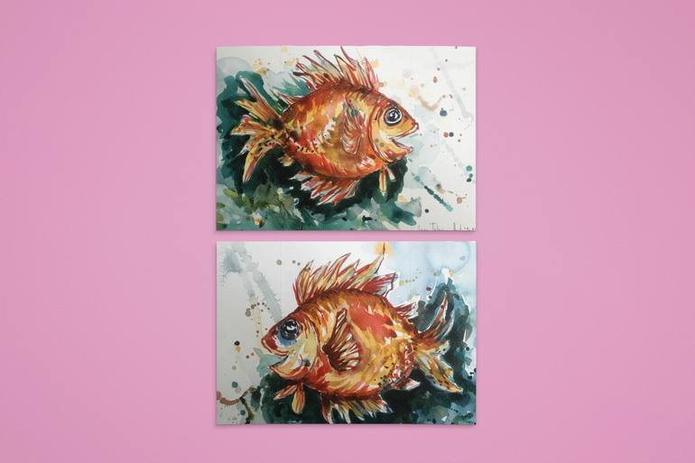 Original Modernism Animal Painting by Igor Televnoi