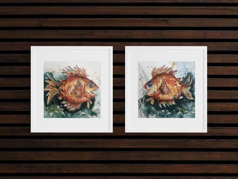 Original Modernism Animal Painting by Igor Televnoi