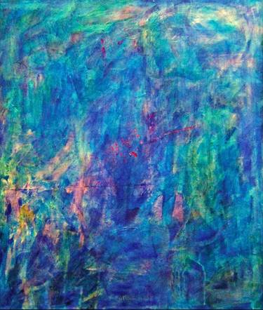 Original Abstract Expressionism Abstract Paintings by Mireille Potvin