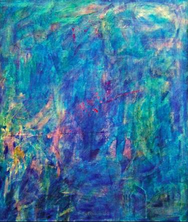 Original Abstract Expressionism Abstract Paintings by Mireille Potvin