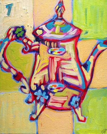 Original Expressionism Kitchen Paintings by Mireille Potvin