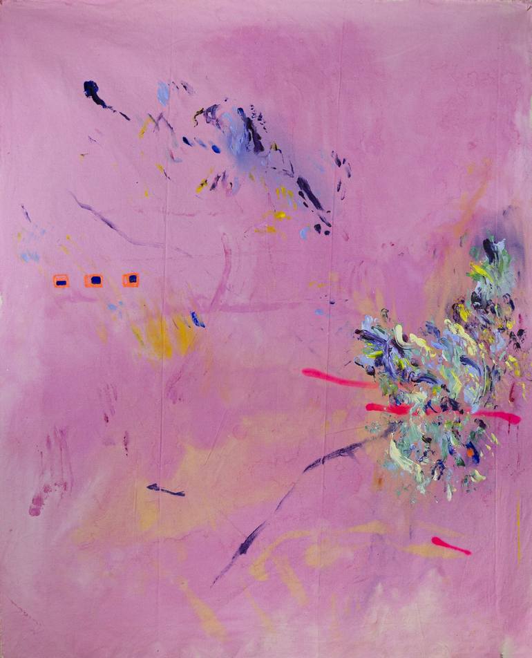 Original Abstract Expressionism Abstract Paintings by Eelke Renschke Bekkenutte