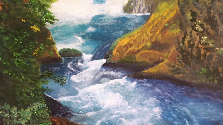 Original Realism Landscape Painting by Natalia Dianova