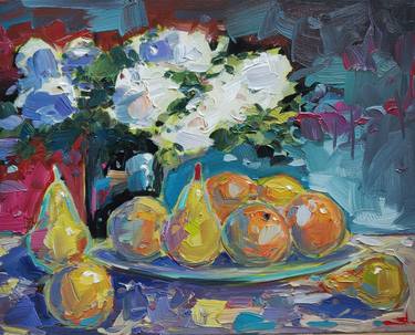 Original Impressionism Still Life Paintings by Vivek Mandalia