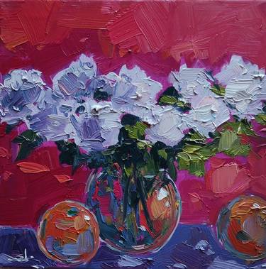 Original Impressionism Floral Paintings by Vivek Mandalia