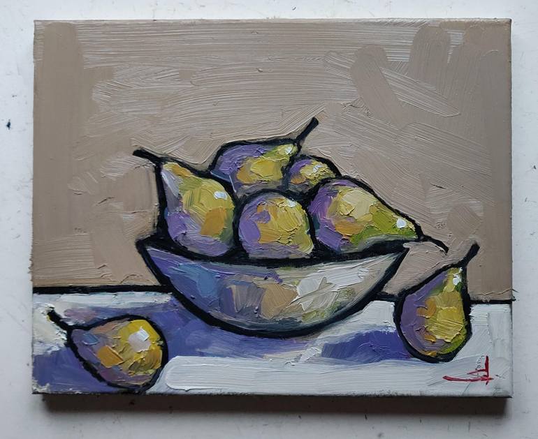 Original Expressionism Still Life Painting by Vivek Mandalia