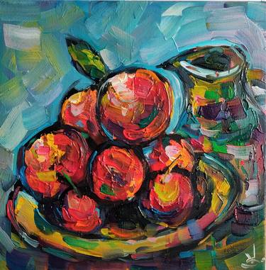Original Abstract Expressionism Still Life Paintings by Vivek Mandalia