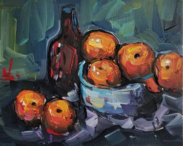 Original Impressionism Still Life Paintings by Vivek Mandalia