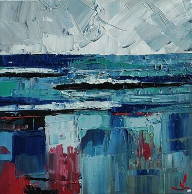 Original Abstract Expressionism Landscape Paintings by Vivek Mandalia