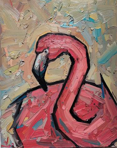 Flamingo Portrait thumb