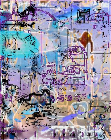 Original Abstract Expressionism Abstract Mixed Media by Patton McGinley