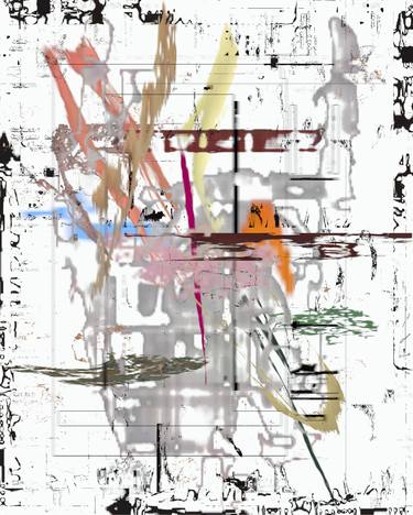 Original Abstract Mixed Media by Patton McGinley