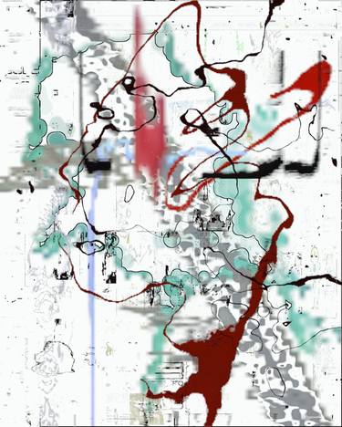 Original Abstract Mixed Media by Patton McGinley