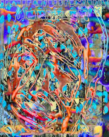 Original Abstract Mixed Media by Patton McGinley