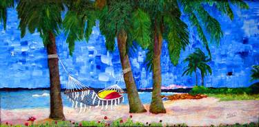 Original Impressionism Beach Paintings by Donald Pallia