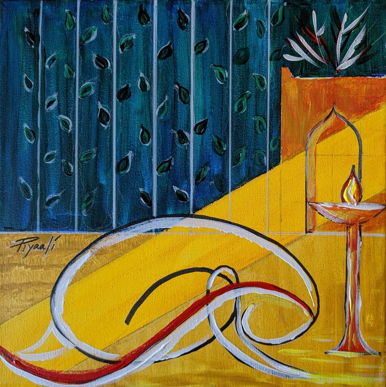 Prayer Painting By Piyaali B Samanta | Saatchi Art