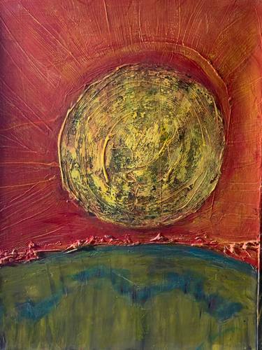 Original Abstract Expressionism Abstract Painting by Ernest Blanchette