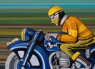 Original Contemporary Transportation Painting by Frank Haseloff