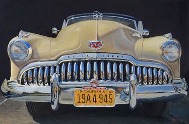 Original Photorealism Automobile Paintings by Frank Haseloff