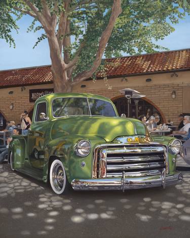 Print of Photorealism Automobile Paintings by Frank Haseloff