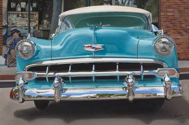 Print of Automobile Paintings by Frank Haseloff