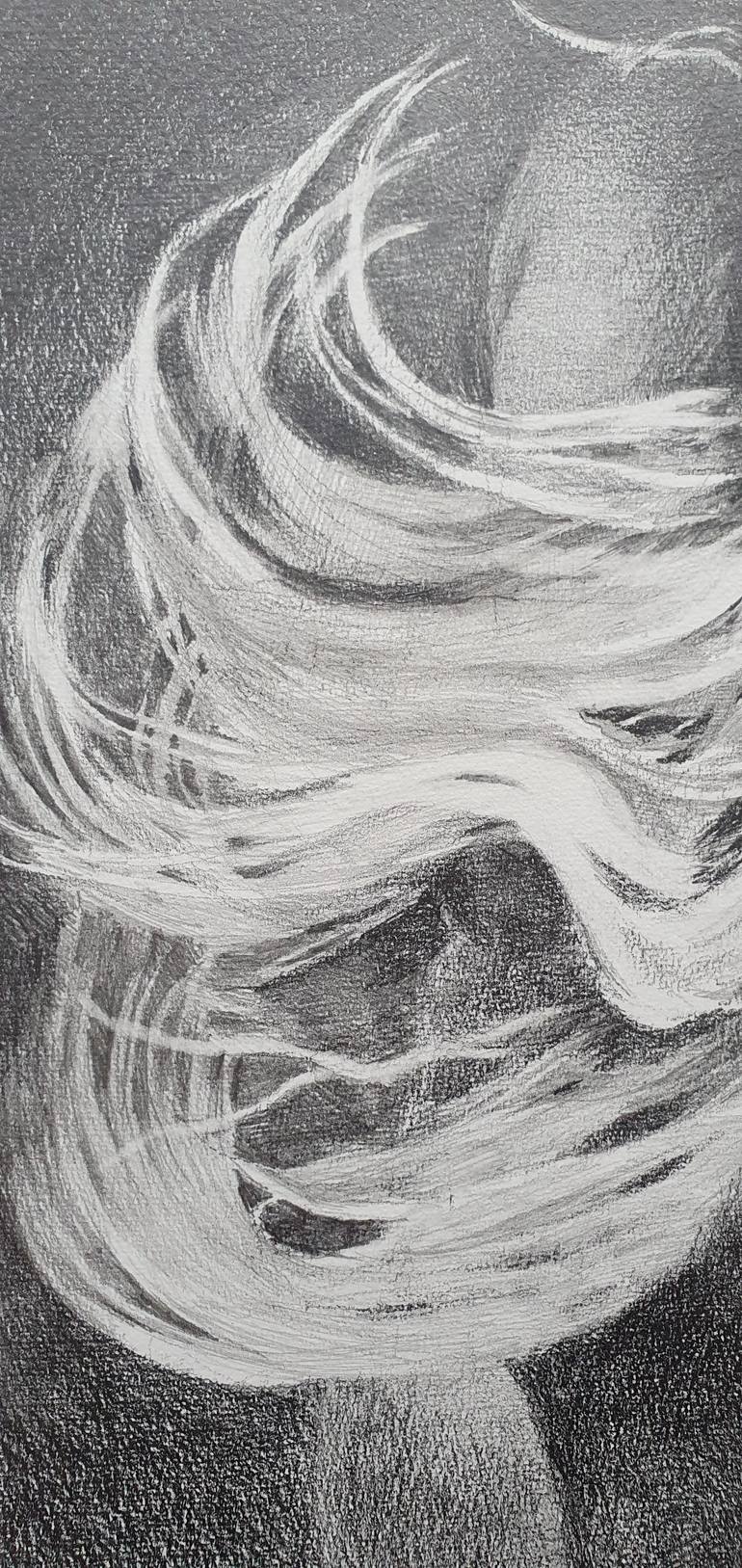 Original Contemporary Horse Drawing by Natasha Sokolnikova