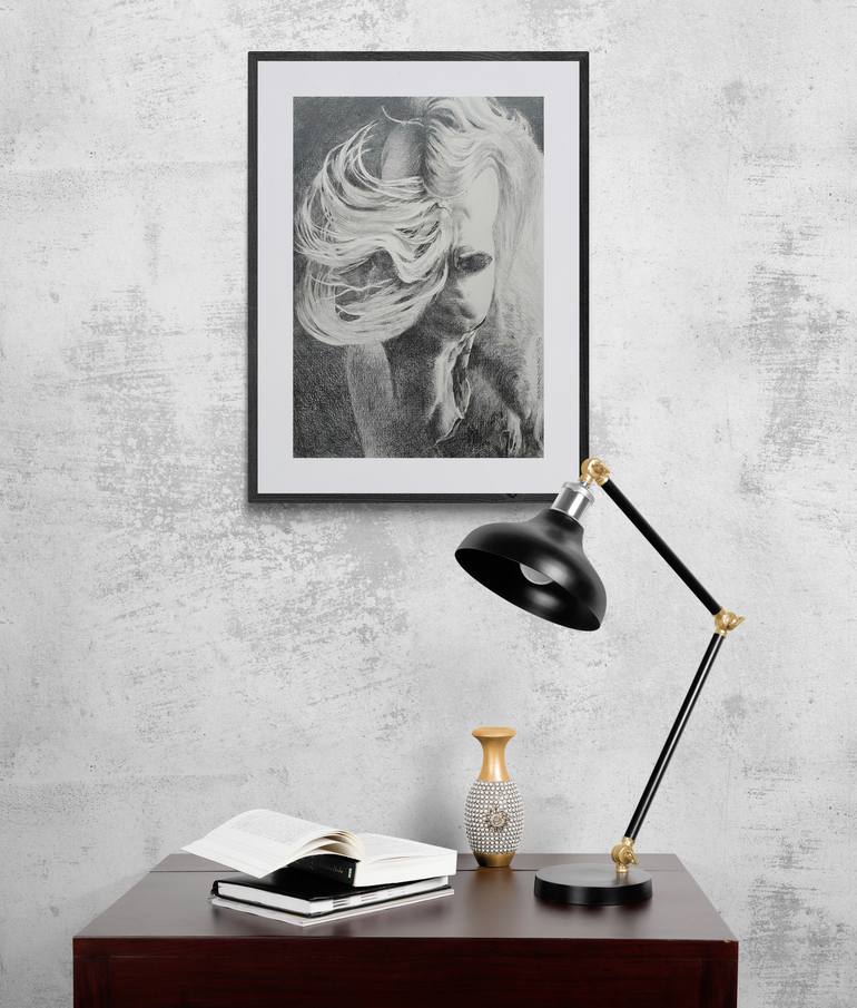 Original Contemporary Horse Drawing by Natasha Sokolnikova
