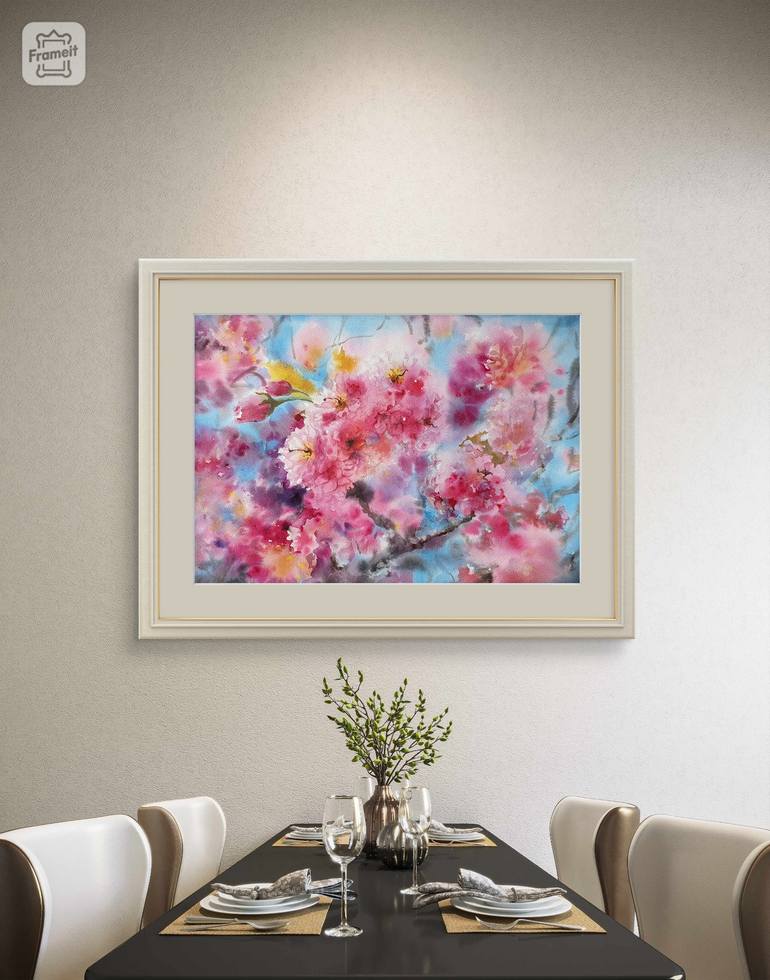 Original Impressionism Landscape Painting by Natasha Sokolnikova