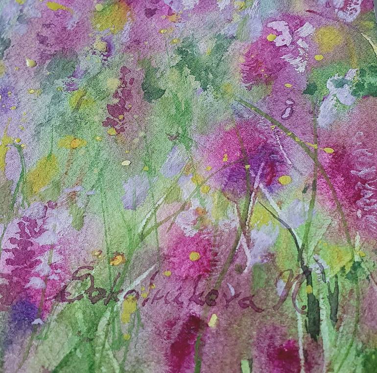 Original Impressionism Nature Painting by Natasha Sokolnikova