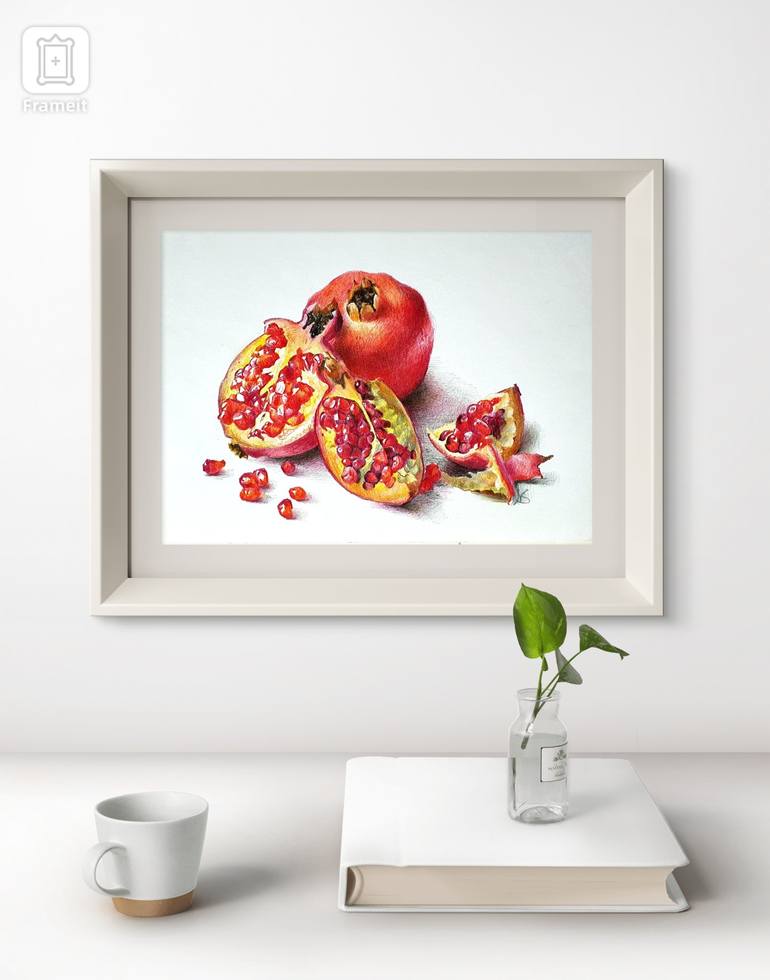 Original Realism Food & Drink Drawing by Natasha Sokolnikova