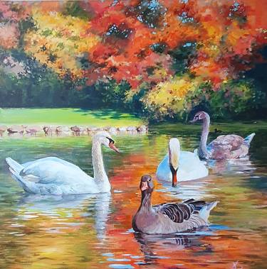 Original Realism Landscape Painting by Natasha Sokolnikova