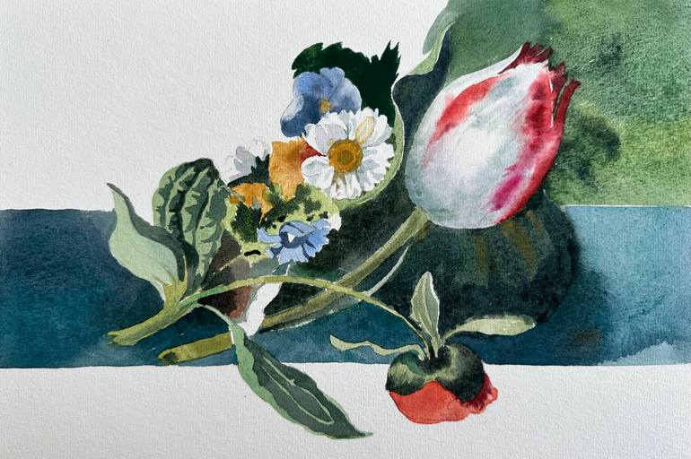 Original Classicism Still Life Painting by Natasha Sokolnikova