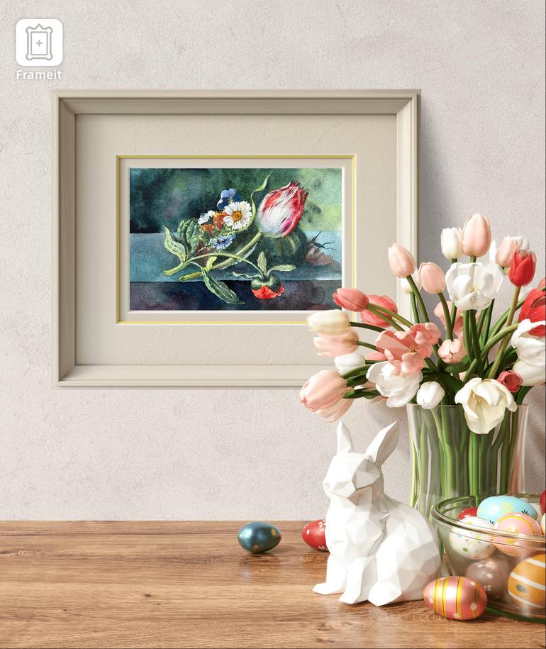 Original Classicism Still Life Painting by Natasha Sokolnikova