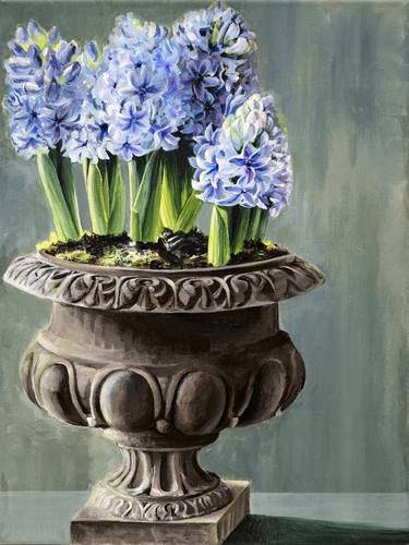 Original Fine Art Floral Paintings by Natasha Sokolnikova