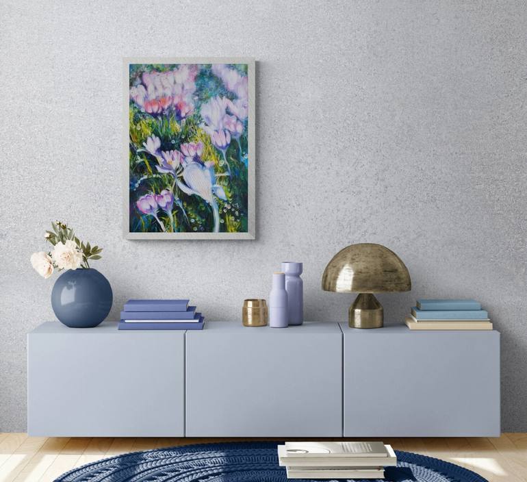 Original Floral Painting by Natasha Sokolnikova