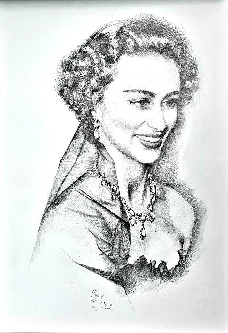 Original Portrait Drawing by Natasha Sokolnikova