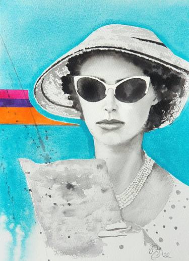 Print of Art Deco Pop Culture/Celebrity Paintings by Natasha Sokolnikova