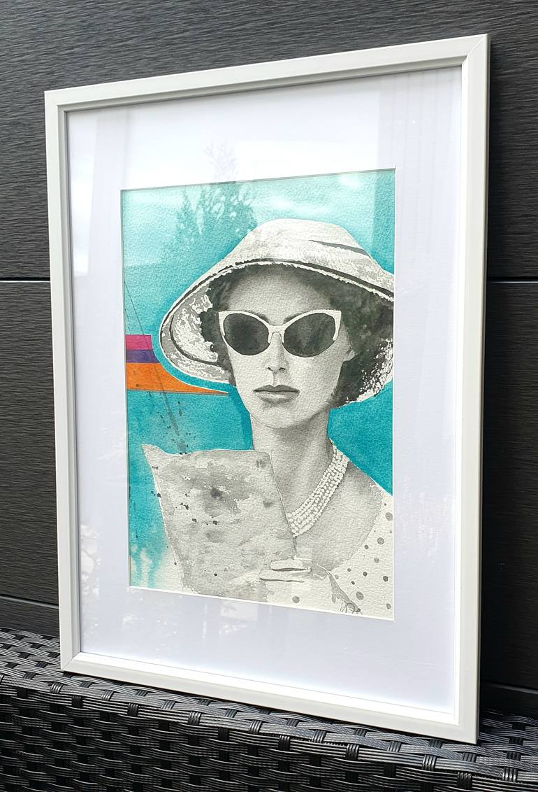 Original Art Deco Pop Culture/Celebrity Painting by Natasha Sokolnikova