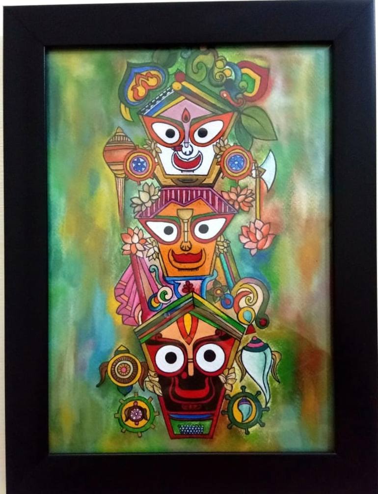 modern jagannath painting