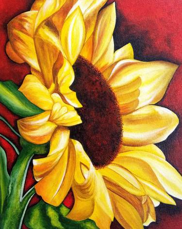 Original Fine Art Floral Paintings by Nidhi Agarwal