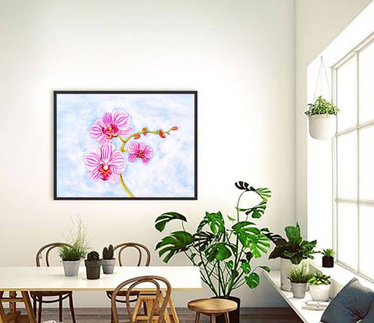 Original Fine Art Botanic Painting by Elvira Errico