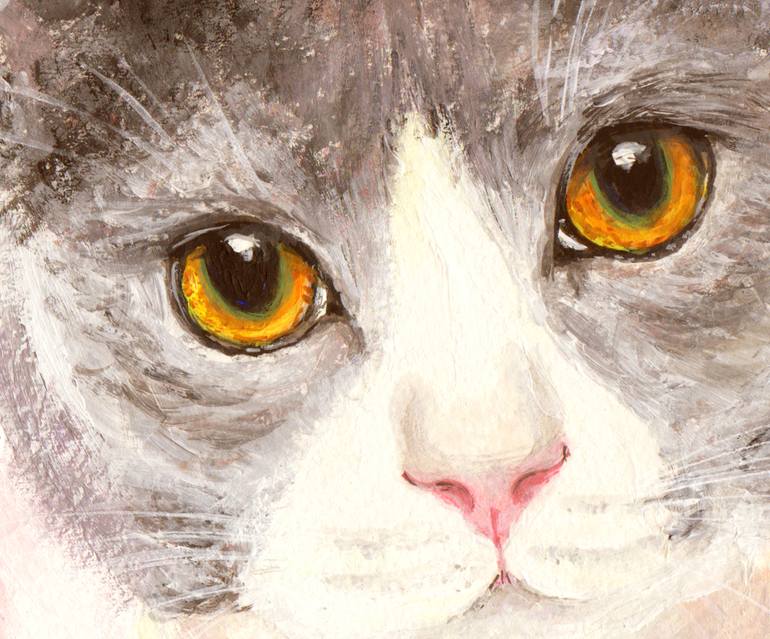 Original Modernism Animal Painting by Elvira Errico