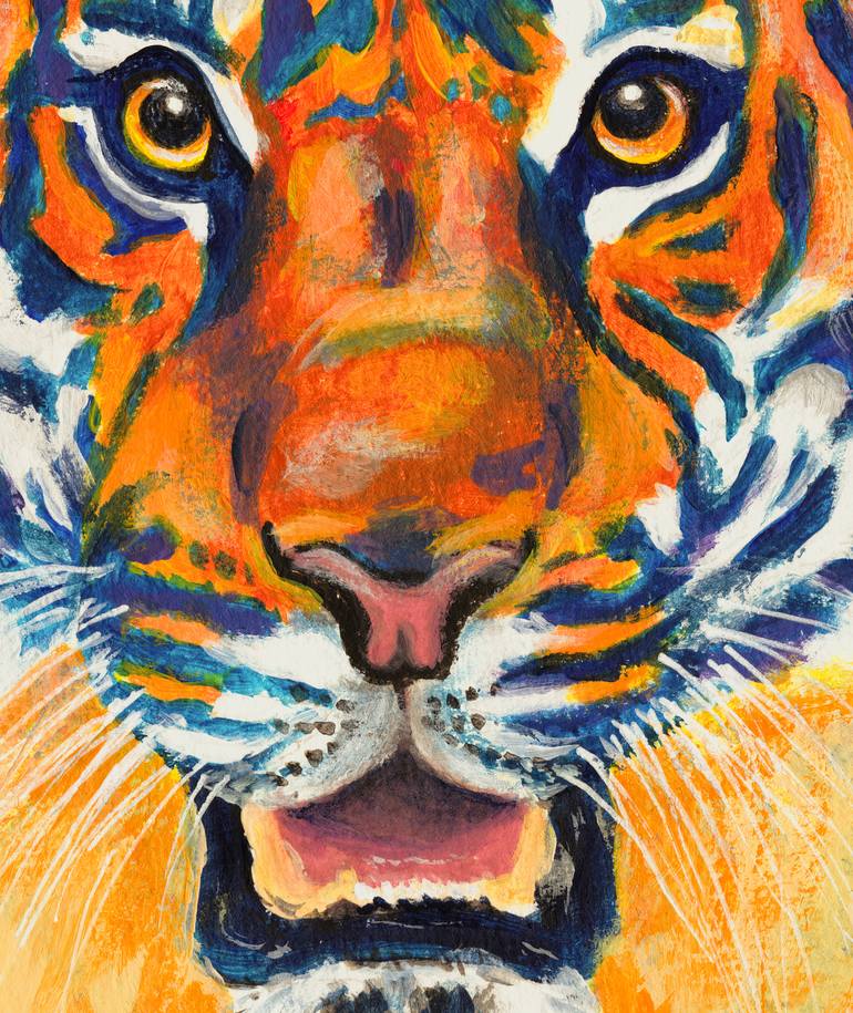 Original Fine Art Animal Painting by Elvira Errico
