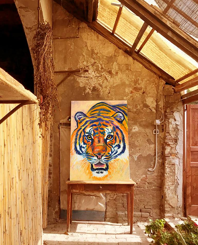 Original Fine Art Animal Painting by Elvira Errico