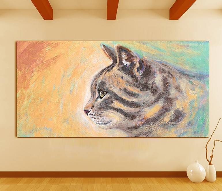 Original Fine Art Animal Painting by Elvira Errico