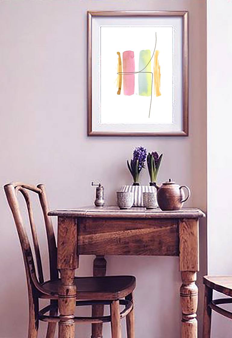 Original Modern Abstract Painting by Elvira Errico