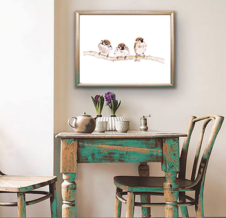 Original Modern Animal Painting by Elvira Errico