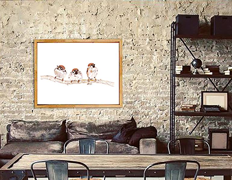 Original Modern Animal Painting by Elvira Errico